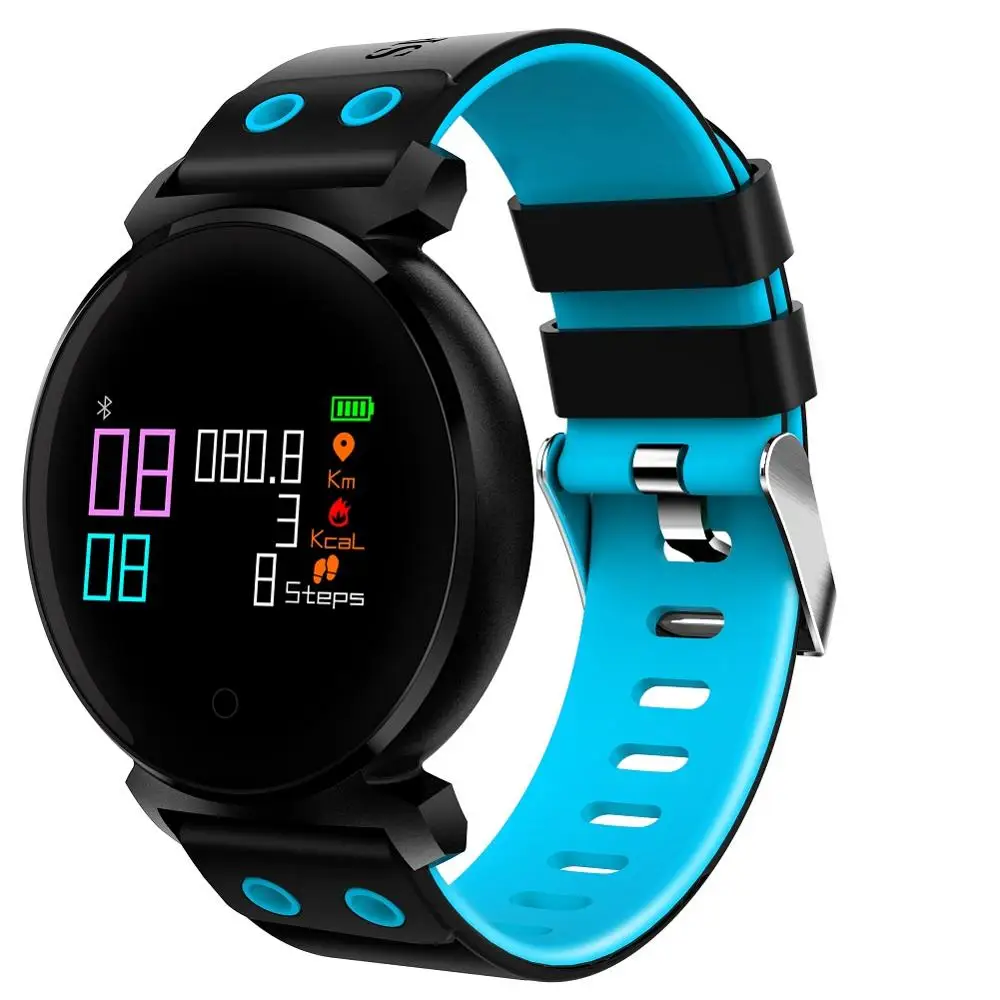 Stepfly K2 Fitness Bracelet Smart Wristband Fitbit Bluetooth Smart Band Watches Blood Pressure IP68 Professional Waterproof
