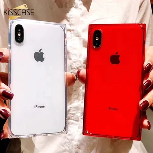 KISSCASE Clear Square Phone Case iPhone