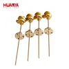 Armored movable metal sheathed flanged thermocouple