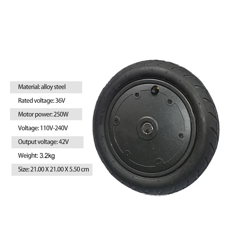 

8.5 inch solid tire 250W motor with wheel for Xiaomi M365 / Bird electric scooter, Black