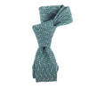 Most Fashion Mens Novelty Custom Woven Solid Geometry Green Slim Skinny Geometric Polyester Ties Manufacturers