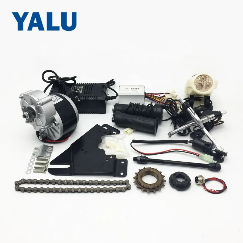 

Yalu Custom Make MY1016Z2 250W 24V Power Electric Bike Kit For Lithium Battery Scooter Ebike Conversion Kit