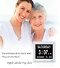 8 inch Alarms Dementia Clock Large Display Digital Calendar Day Clock for Vision Impaired Elderly Memory Loss Digital Calendar C
