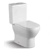 Cheap Two Piece Ceramic toilet commode with s-trap 250mm p-trap 180mm combination toilet shower made in China