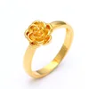 Hot Sale 18KGP Gold Plated Ring Golden Prime Circle Ring For Women
