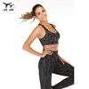 Fashionable custom women gym sport wear top adjustable yoga bra Bulk Ladies Girls Sexy Cross Sports Bra Yoga Training Bra