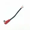 Alibaba supplier custom logo printing dc jack connector 5.5mm x 2.1mm male dc power cable