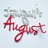 Customizable metal craft painting template scrapbooking card photo8*5CM cutting dies die cut the August