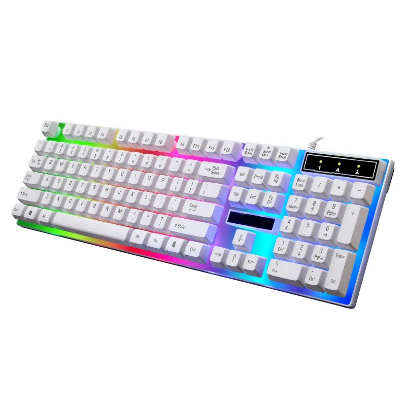 

LED backlight usb wired oem gaming laser keyboard in low price