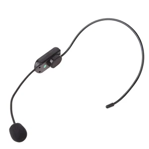 FM Wireless Microphone Headset Loudspeakers