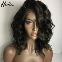 

Highest quality stock elastic band brazilian hair glueless full lace wig