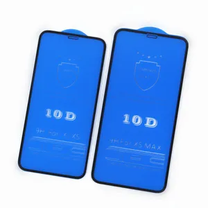 10D  tempered glass  For Iphone XS MAX  High quality screen protector