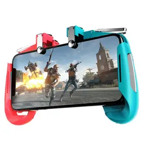 Hot selling on amazon Mobile Gamepad AK16 Gaming Fire Button 5.5-6.4 inches phone controller Joystick for PUBG Game
