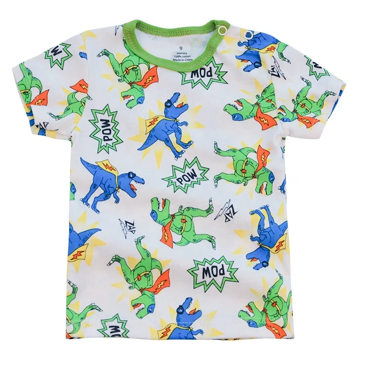 
China Supply Cheap High Quality Comfortable 100% Cotton Lovely T Shirt Baby Clothes 