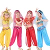Hot sell Children's fish scale short-sleeved copper trousers,Children's Girls Kids Indian Dance Dresses
