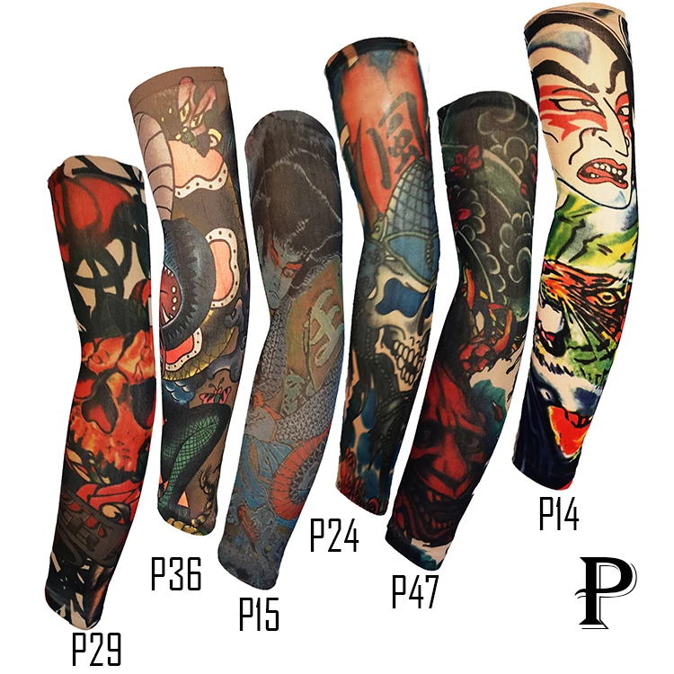 

Art Arm Tattoo Sleeves Cover For Unisex Party Cool Man Woman Fashion Tattoos & Body Art Temporary Waterproof Sunscreen, Customized