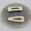 CH-CKB0087 New design popular shell pearl beads hair clip,good quality shell pearl beads hairpin,headwear jewelry wholesale