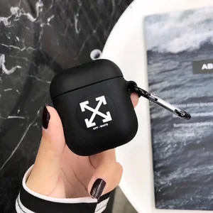 Cartoon & White Silicone Case Hook AirPods 1 & 2