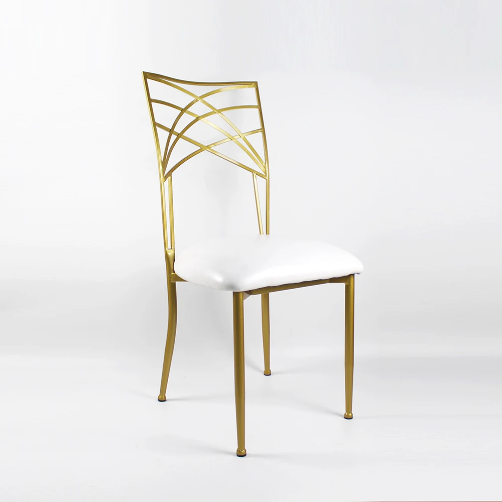 

Light luxury style wedding gold iron chiameleon event chairs for sale