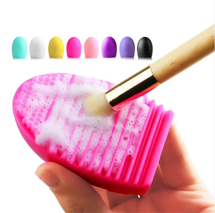 

Hottest Brush Cleaning Washing Tools Cosmetic Silicone Brush Cleaner, 8 color