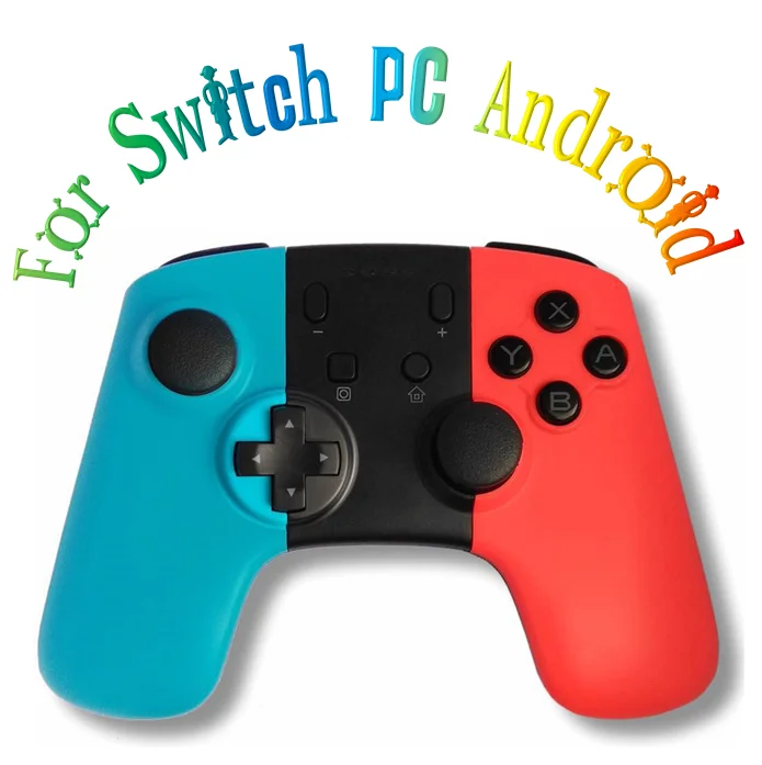 

Wireless Pro game controller for Nintendo Switch blue+red color with bubble bag package
