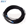 Military Armored Tactical Fiber Optic Jumper Cable with field tactical Cable Connector