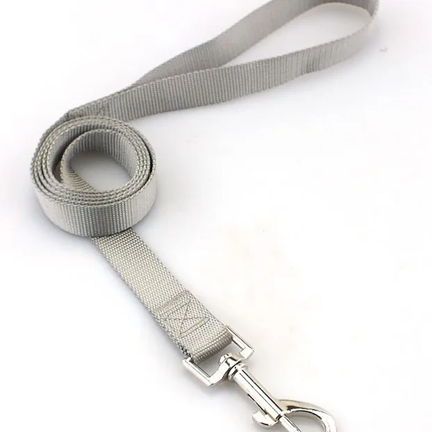 

WY109 Best Selling Custom dog accessories Plain Nylon Dog Leash dog pet leash, As photo