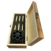 Amazon Good Sales Golden Stainless Steel Ice Cube Bullet With Base