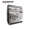 Restaurant Steel Food Warmer With Cup Dispenser Commercial Stainless Centre Island Work Table