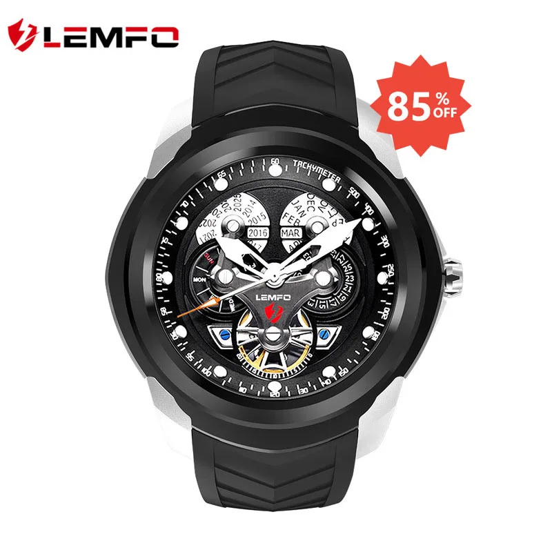 LEMFO LF17 Android 5.1 Smart Watch 512MB + 4GB Support Up to 32GB TF Card Heart Rate Monitor Smartwatch