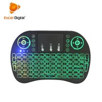 

Excel Digital i8 Colorful Backlit Gaming Keyboard 2.4Ghz Wireless i8 mini Keyboard for Android Tv box