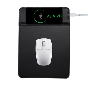 Foldable Leather Wireless Charging Mouse Pad