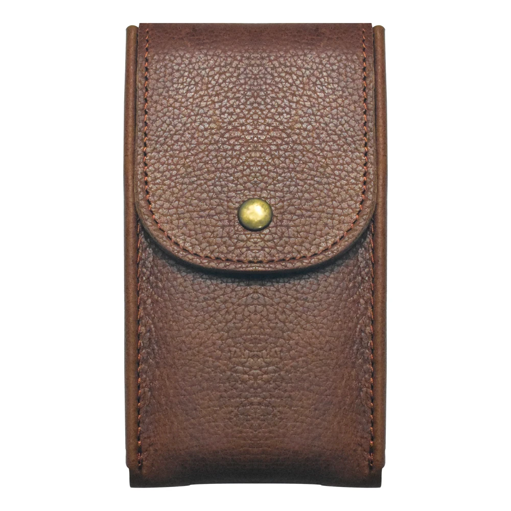 

Smart leather custom travel pocket watch case cover, As picture