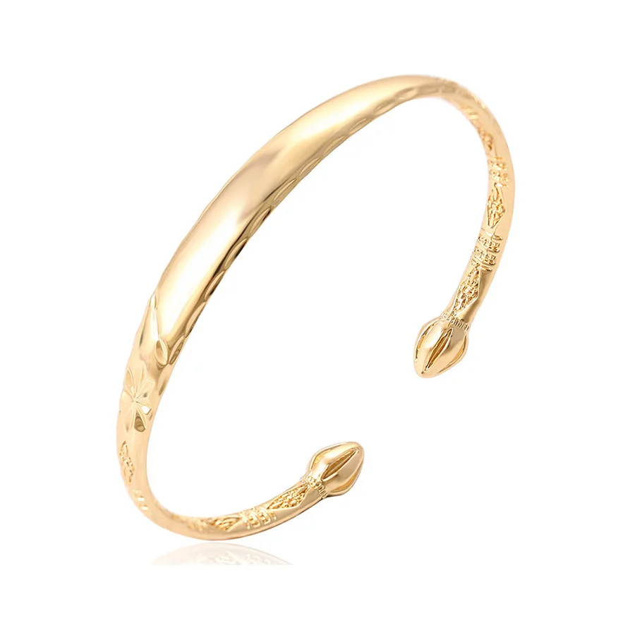 

51575 Xuping new design wholesale 18k gold color baby bangles