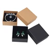 custom logo packaging cardboard paper black jewelry boxes
