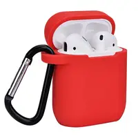 

Hot Selling Silicone Case Protective Cover Skin with Keychain Compatible for iPhone Earphone Air Pods Charging Case