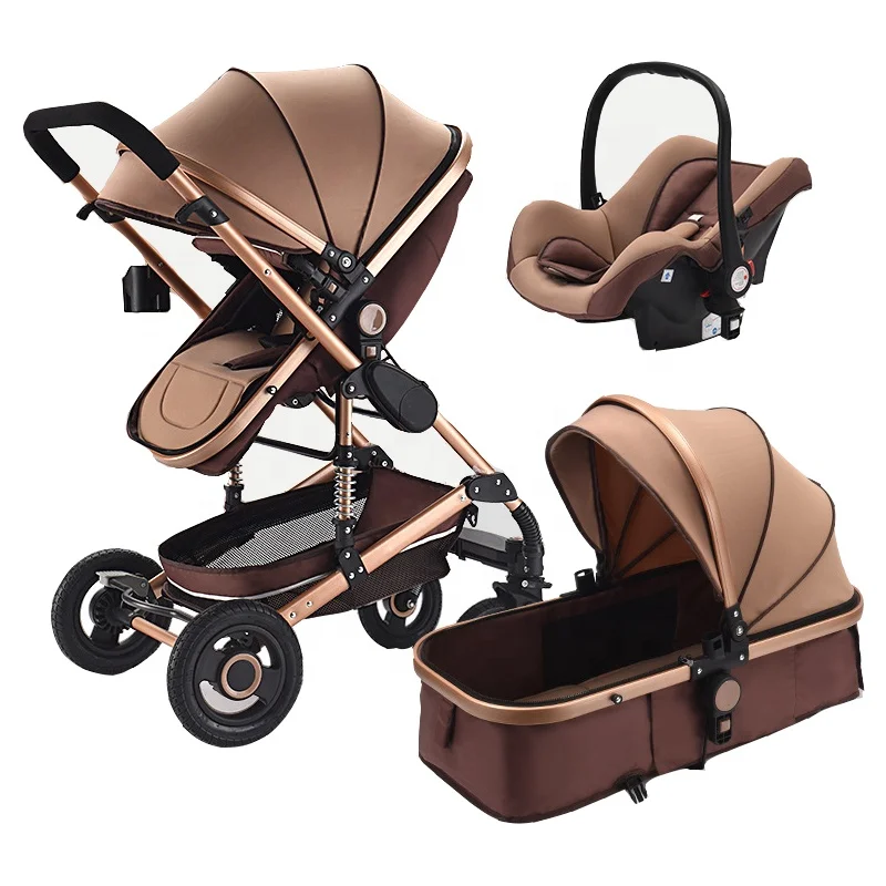 

EN1888 Certificate foldable baby carriage luxury baby stroller 3 in 1 with car seat, Optional or according to you