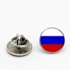 Wholesale Custom Metal Enamel Russia Flag Lapel Pin
