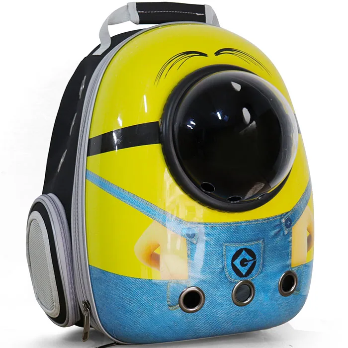 

High Quality Wholesale Space Astronaut Bubble Transport Carry Breathable Carrying Dog Cat Carrier Capsule Backpack Pet, Magic yellow