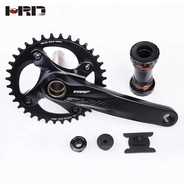 

AZ9-AS320 Bicycle parts aluminum alloy 175mm single speed cheap bicycle crank set for mtb, Customer's request