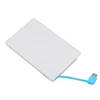 LOGO Custom Card Power Bank USB Ultrathin Backup Battery for iPhone Charger Powerbank Mobile Power