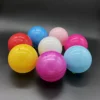 Multi solid color 100mm plastic openable capsule ball for catching doll machine