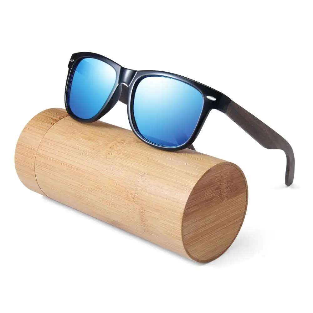 

OEM ODM spring hinge natural TAC polarized top quality classic 2019 latest italy wood sunglasses, Smoke lens;more color can custom