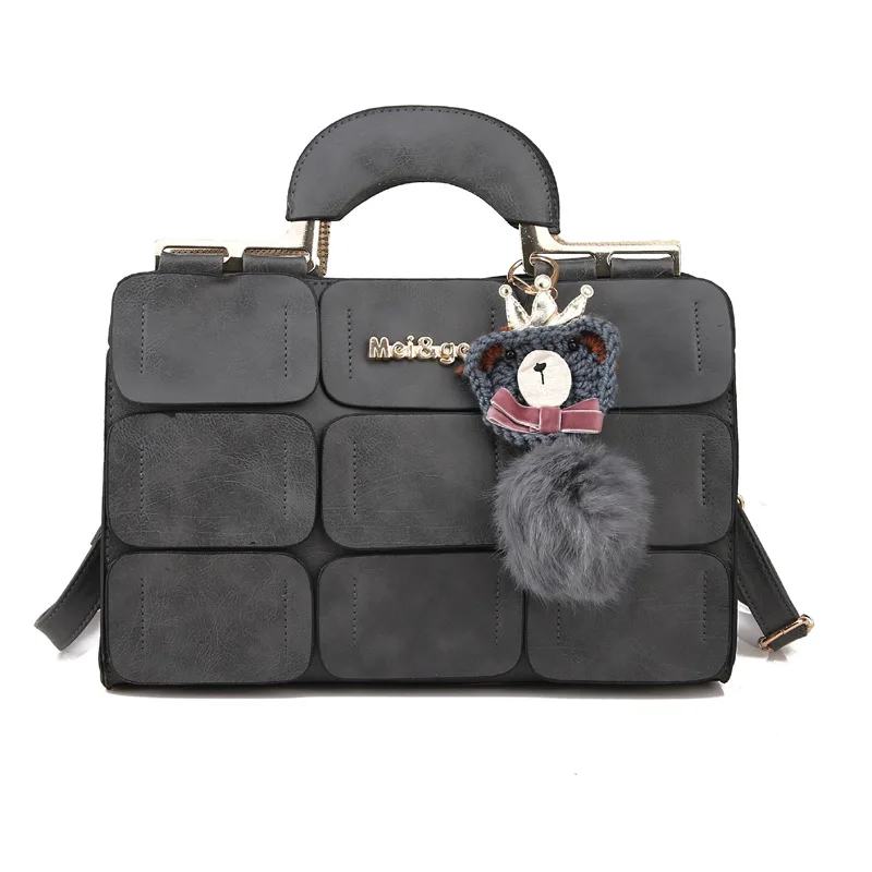 

New Design PU Leather Ladies Women Shoulder Tote Handbag, 4colors
