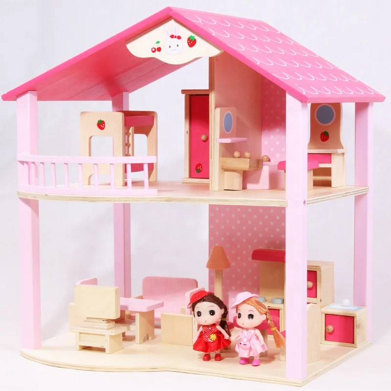 basic wooden dolls house