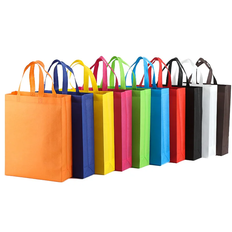 

Lymech Custom Suit Recyclable Handle Tote Cheap Custom Tote Carry Fabric Nonwoven Non Woven Shopping Bag Price For Making