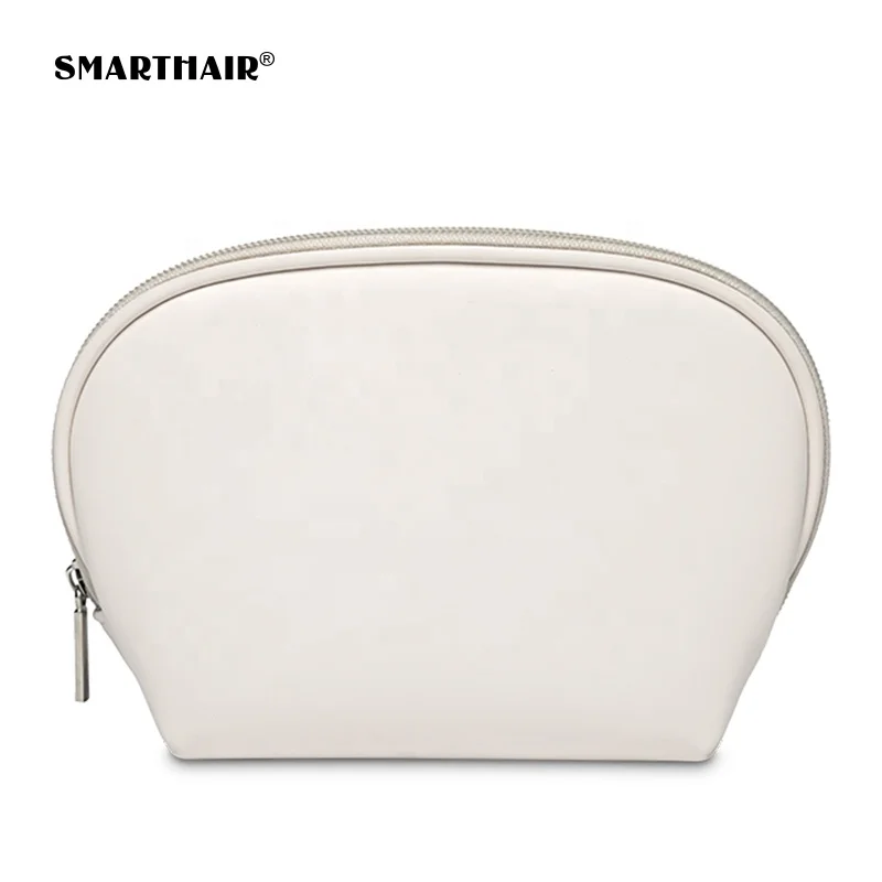 
Custom Printed Transparent Makeup PU PVC Bag Color Half White Clear Cosmetic Bag EVA Travel Pouch Make Up OEM Waterproof Bag 