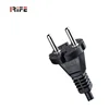 Wholesale H05VV-F 2*0.75 250V EU 2 round Pin Solid european Plug VDE standard With Dimmer Switch ac power Supply cord