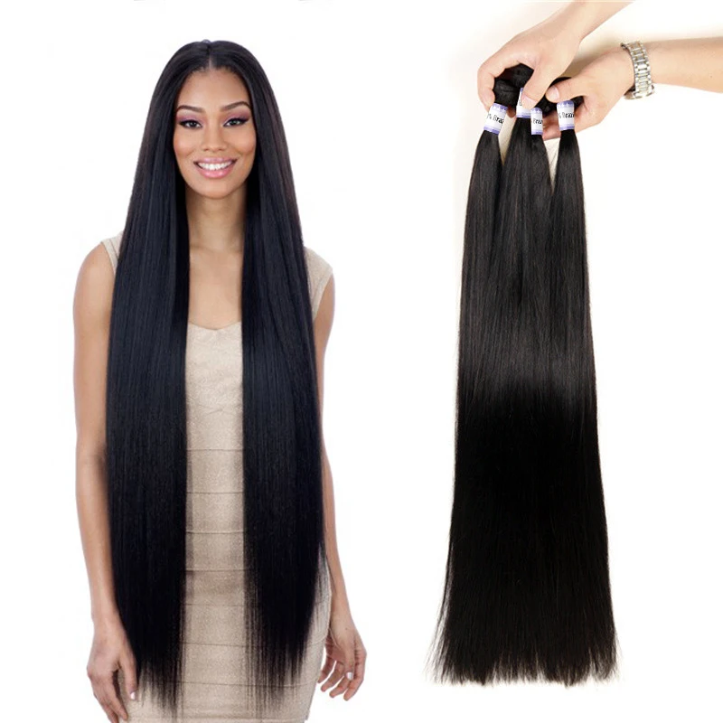 

GS hair Silky Straight Virgin Human Hair Bundles 8A 9A Grade Virgin Cuticle Aligned Indian Unprocessed Hair, Natural color