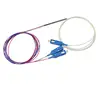 Steel Tube PLC Fiber Optic Splitter 1:2 with SC/UPC Connector